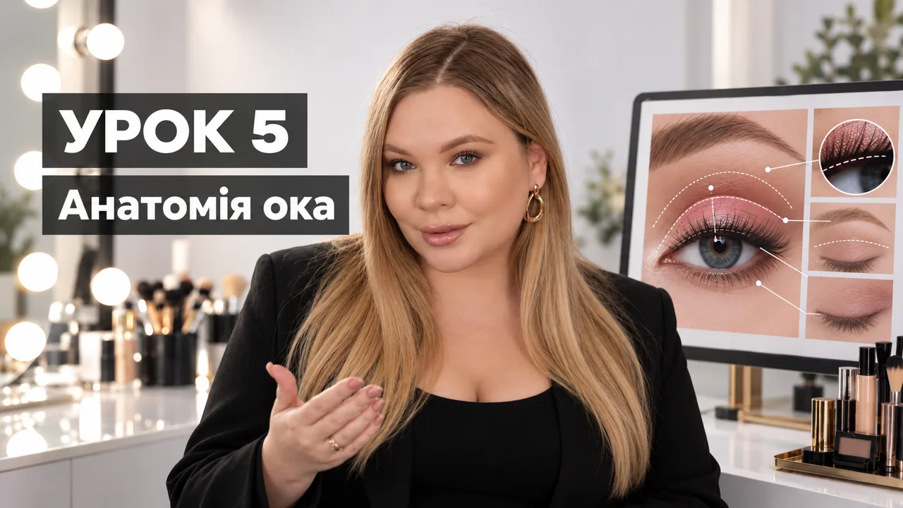 Обкладинка уроку 5: Анатомія ока